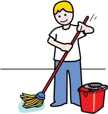 En La Contratación Del Personal Del Centro Se Deben - Colouring Page Of Mop (400x400)