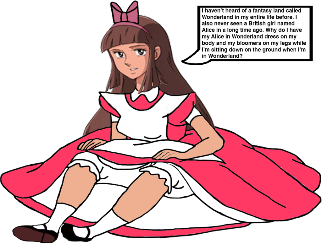 Sayaka Yumi As Little Alice By Darthranner83 - Spirit Riding Free Lucky (1024x777)