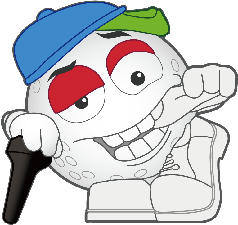 Hole'n One - White - Cartoon (1000x1000)