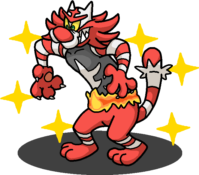 Shiny Incineroar Sylvester By Shawarmachine - Incineroar Shiny (700x700)
