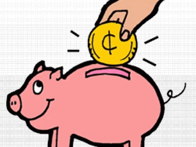 Piggy Bank Clipart - Learning To Count Money (640x480)