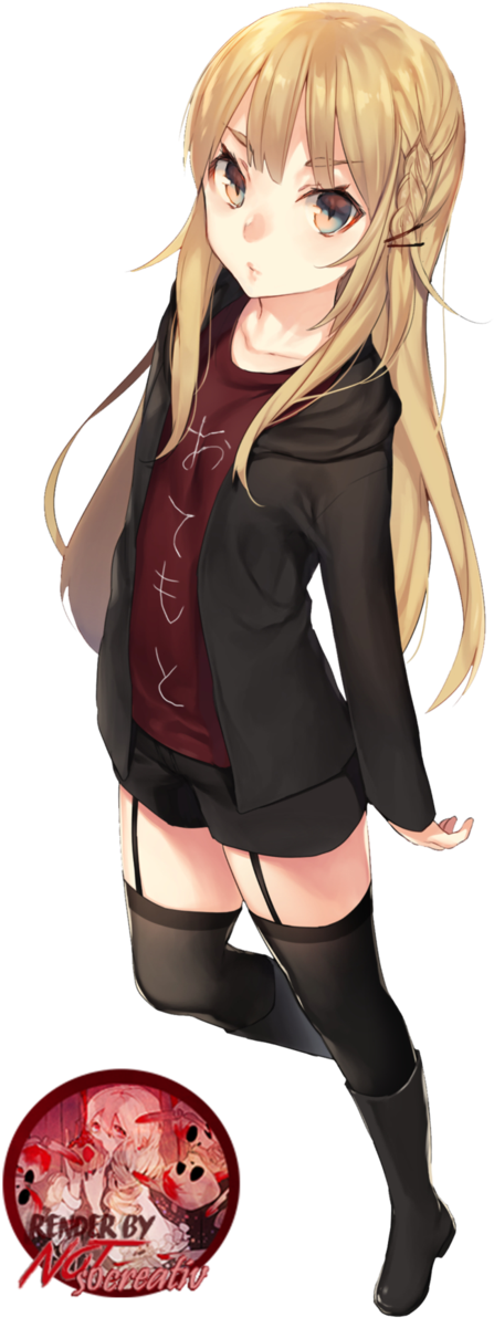 Anime Girl Render 33 By Notsocreativ - Anime Woman With Brown Hair Render (620x1287)