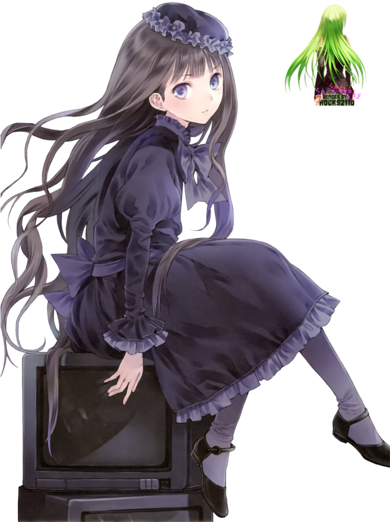 Random Anime Girl Render 5 By Rocks2110 On Deviantart - Anime (762x1049)