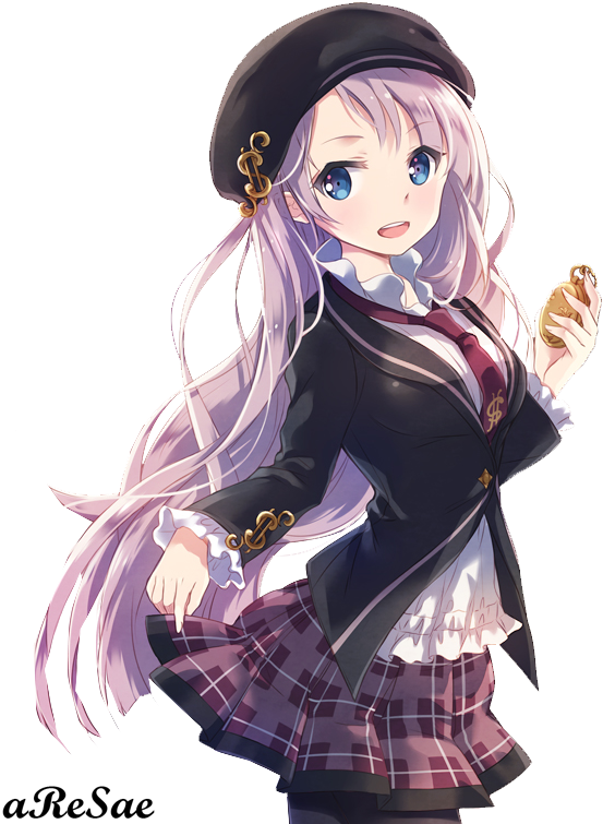 Anime Girl Render By Missmaebels - Anime (600x800)