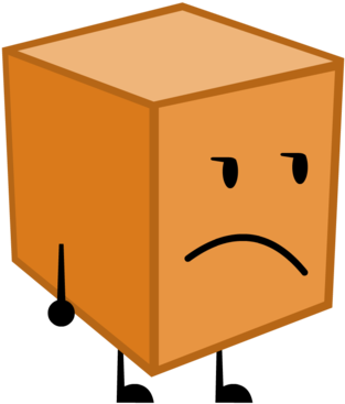 Recommended Charactersepisode 17 Battle For Dream - Bfdi Orange Blocky (350x378)