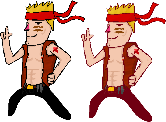 Helping With A Fangame, I Present To You David Trautman - Cartoon (729x536)