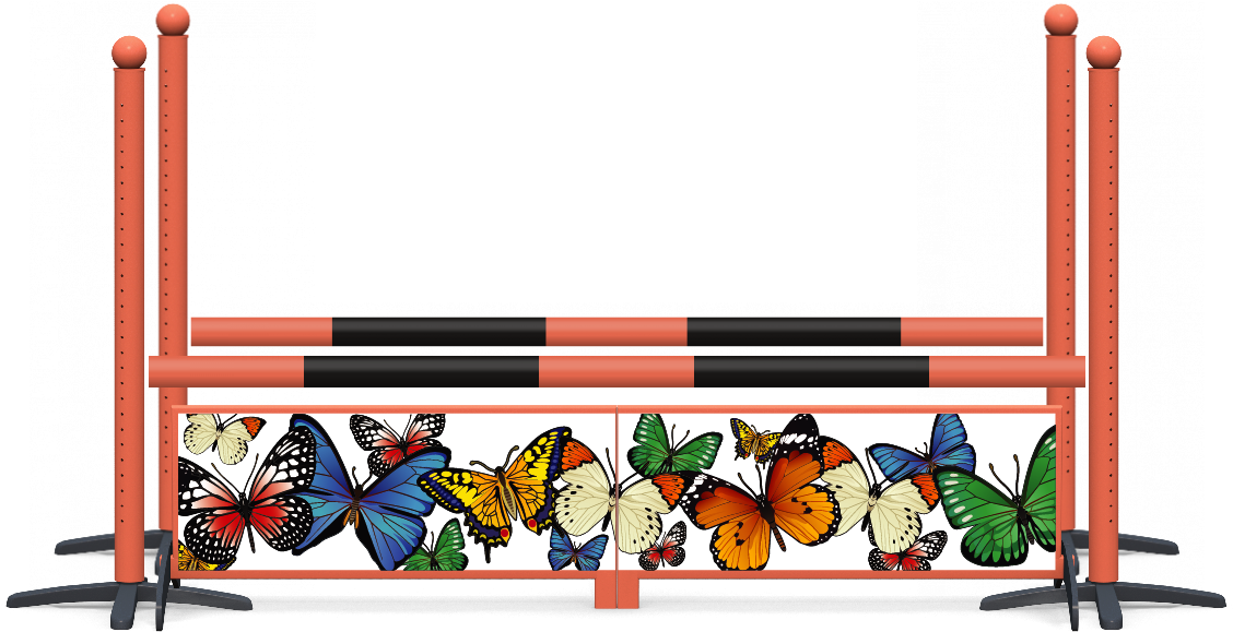 4x Jump Stand Wings 2x 3mtr Style 2 Middleweight - 4x Jump Stand Wings 2x 3mtr Style 2 Middleweight (1559x596)