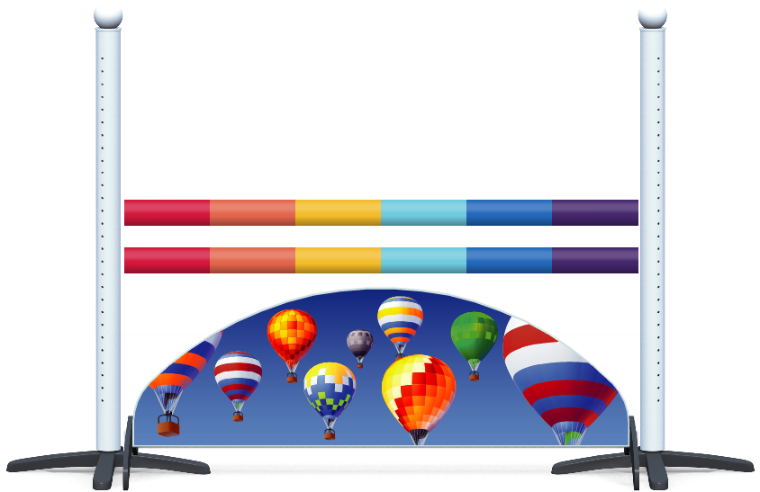 2x Jump Stand Wings 2x 2mtr Style 4 Middleweight 5kg - 2x Jump Stand Wings 2x 2mtr Style 4 Middleweight 5kg (1273x597)