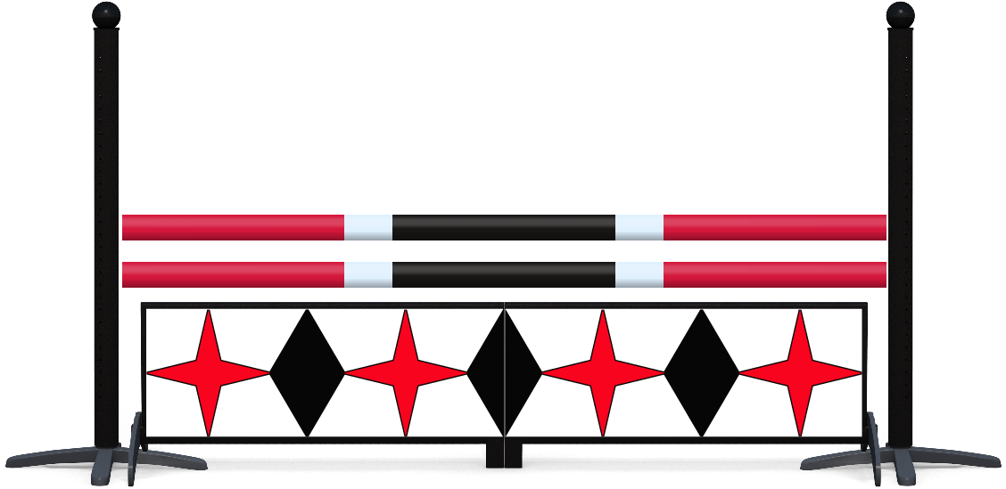 2x Jump Stand Wings 2x 3mtr Style 3 Middleweight - 2x Jump Stand Wings 2x 3mtr Style 3 Middleweight (1559x596)