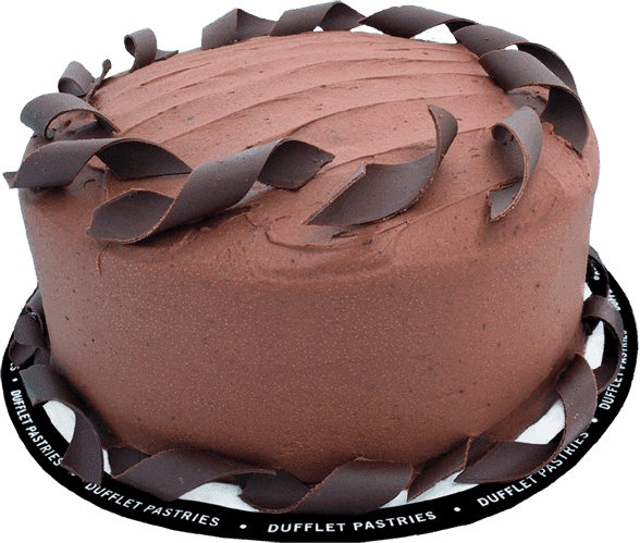 Double Decker Choc Fudge - Double Decker Chocolate Fudge Cake (588x499)