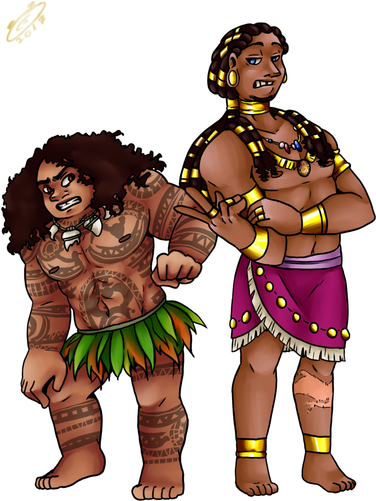Maui And Human Tama By Thefreakypanda Maui And Human - Comics (800x1050)
