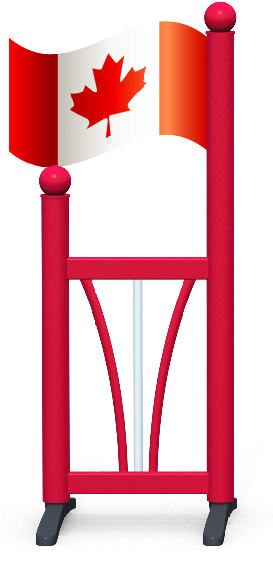 Wing > Flag > Canadian - Chandelier (272x596)