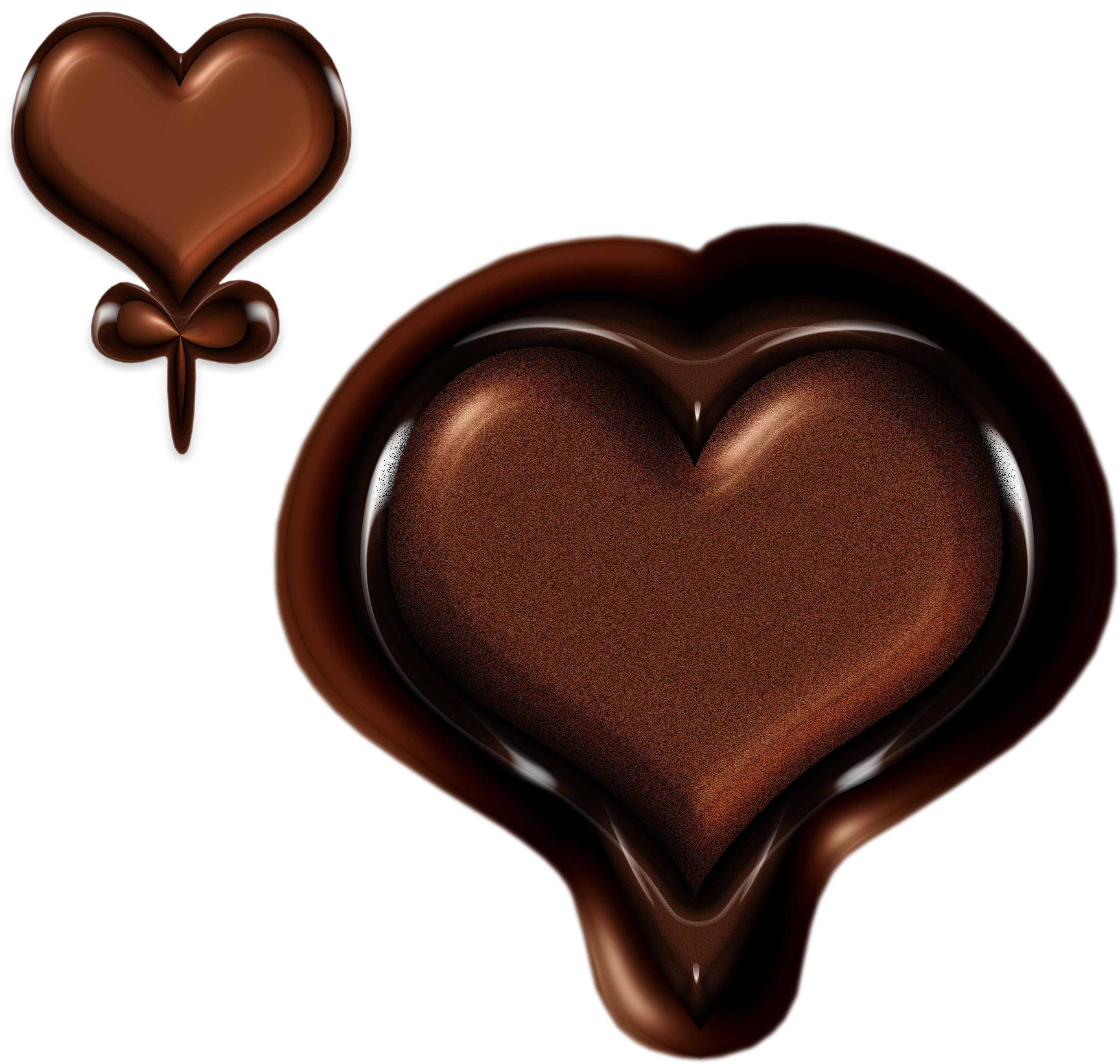 Chocolate Cake Chocolate Milk Hot Chocolate White Chocolate - Heart (3000x3000)