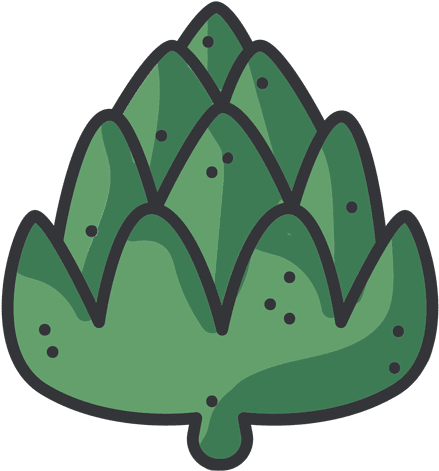 Artichoke Color Icon Transparent Png - Color (512x512)