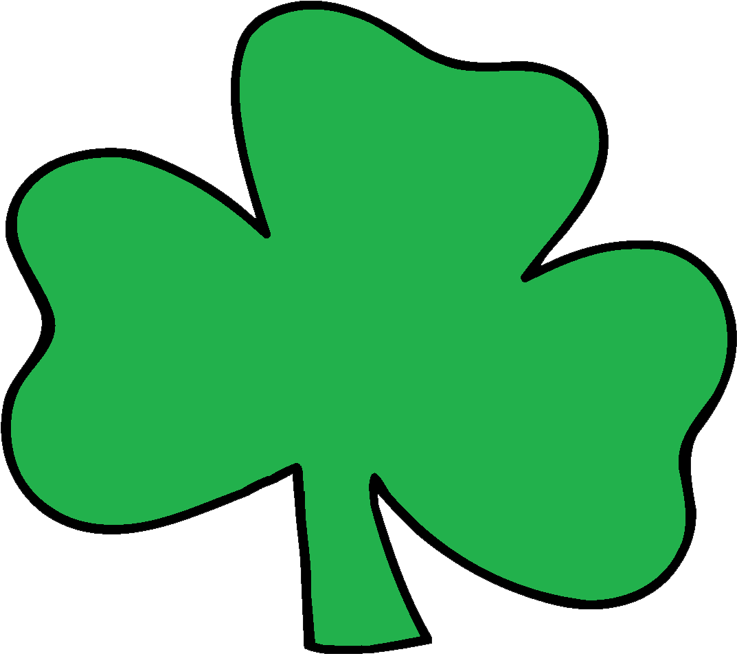 Shamrock Clipart Free Image - Clip Art Shamrock (1111x990)