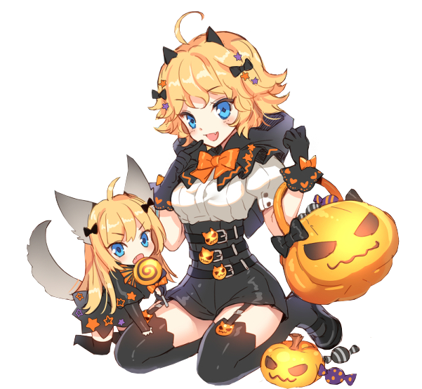 Anime Girl Render By Shinhagiken On Deviantart - Anime Girl Halloween Render (600x600)