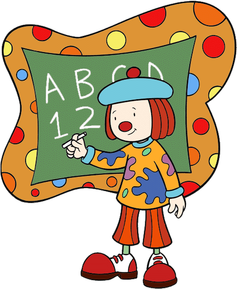 Circus Clipart Chalkboard - Modelo De Capa De Portfolio (475x583)