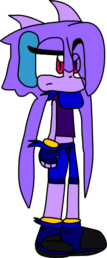 Sash Lilac By Zerosonic100 - Cartoon (357x859)