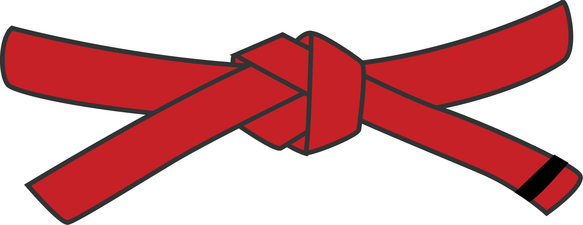 Black Red Belt - Red Belt Taekwondo (2000x772)