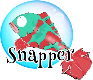 Snapper Is Scottish He Is A Very Clumsy Fish, Always - Scratch (454x329)