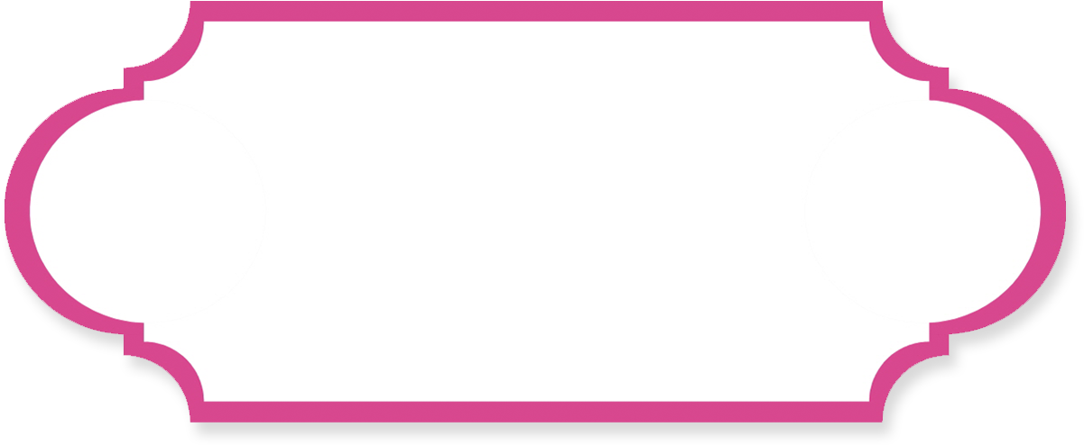 Label Frame Set 2 Pink - Orange Label Png (1245x525)