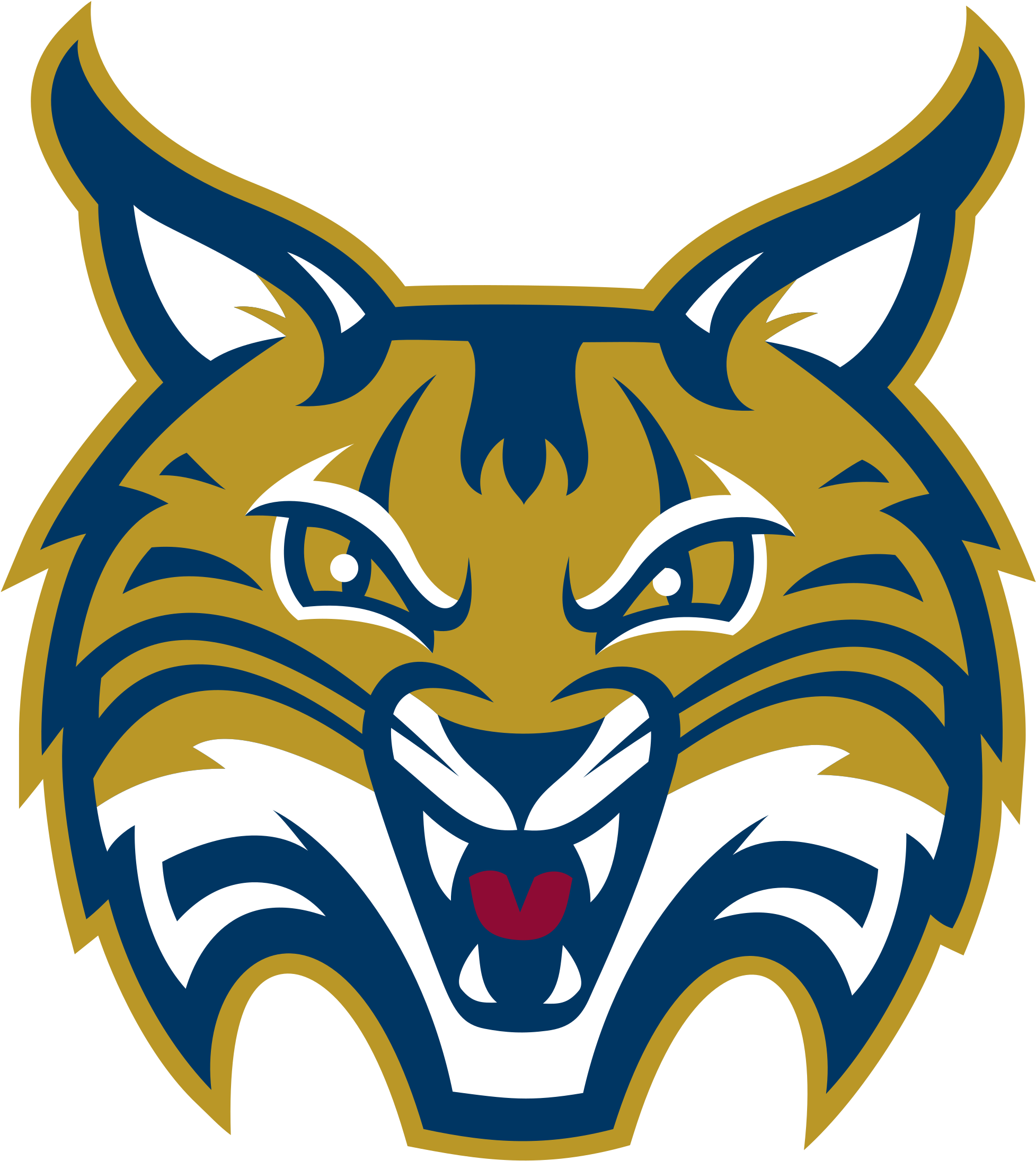 Quinnipiac Bobcats Logo Black And White - Quinnipiac Bobcats Logo (2400x2400)