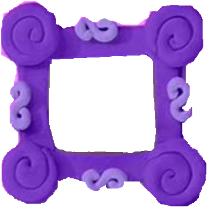 Purple Frame - Blue's Clues Picture Frame (427x427)