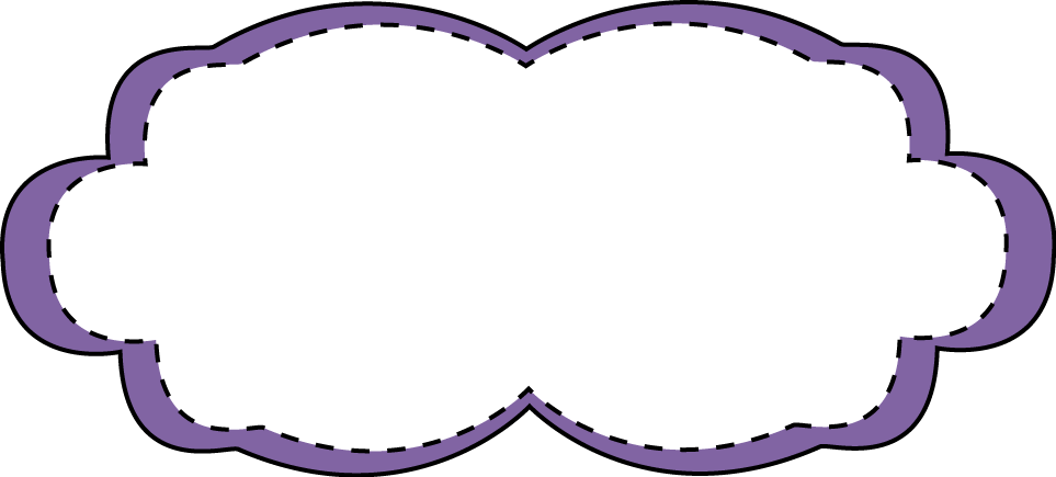 Purple Stitched Frame Frame With A Purple Border And - Colorful Frames Png Clipart (963x435)