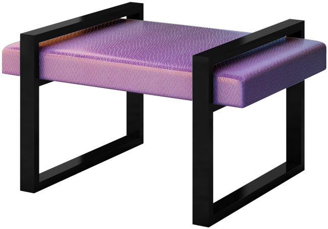 Incredible Iridescent / Holographic Snakeskin Contemporary - Ahumada Contemporary Iridescent Vanity Stool Everly (1280x768)