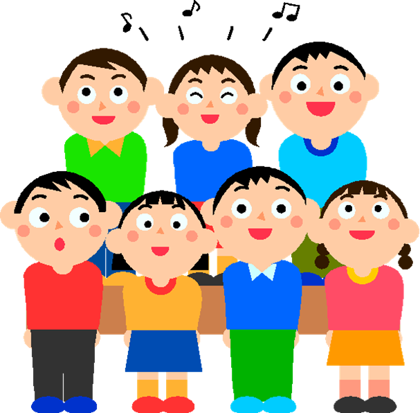 Spring Sing - Children Singing Clipart (607x596)