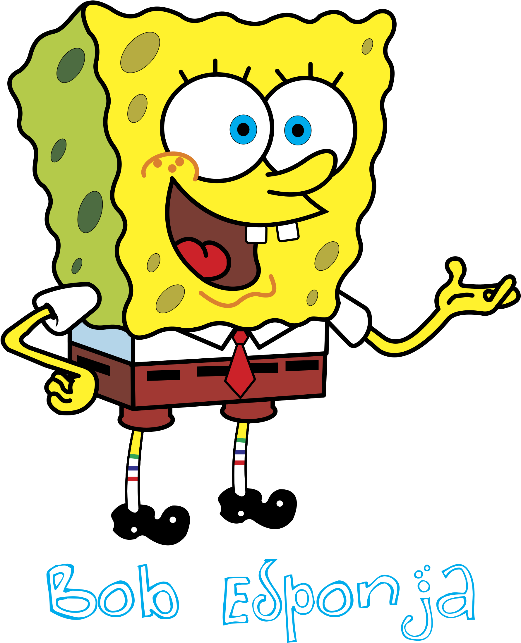 Bob Esponja Logo Png Transparent - Spanish Location Words (2400x2400)