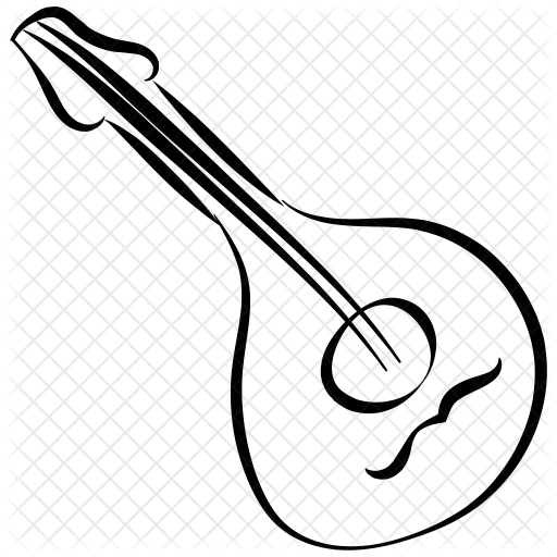 Mandolin Icon - Bandolim Vetor (512x512)