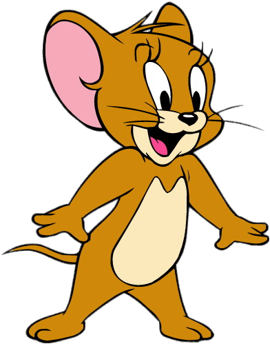 Tom And Jerry Mouse Transparent Png - Jerry From Tom And Jerry (422x500)