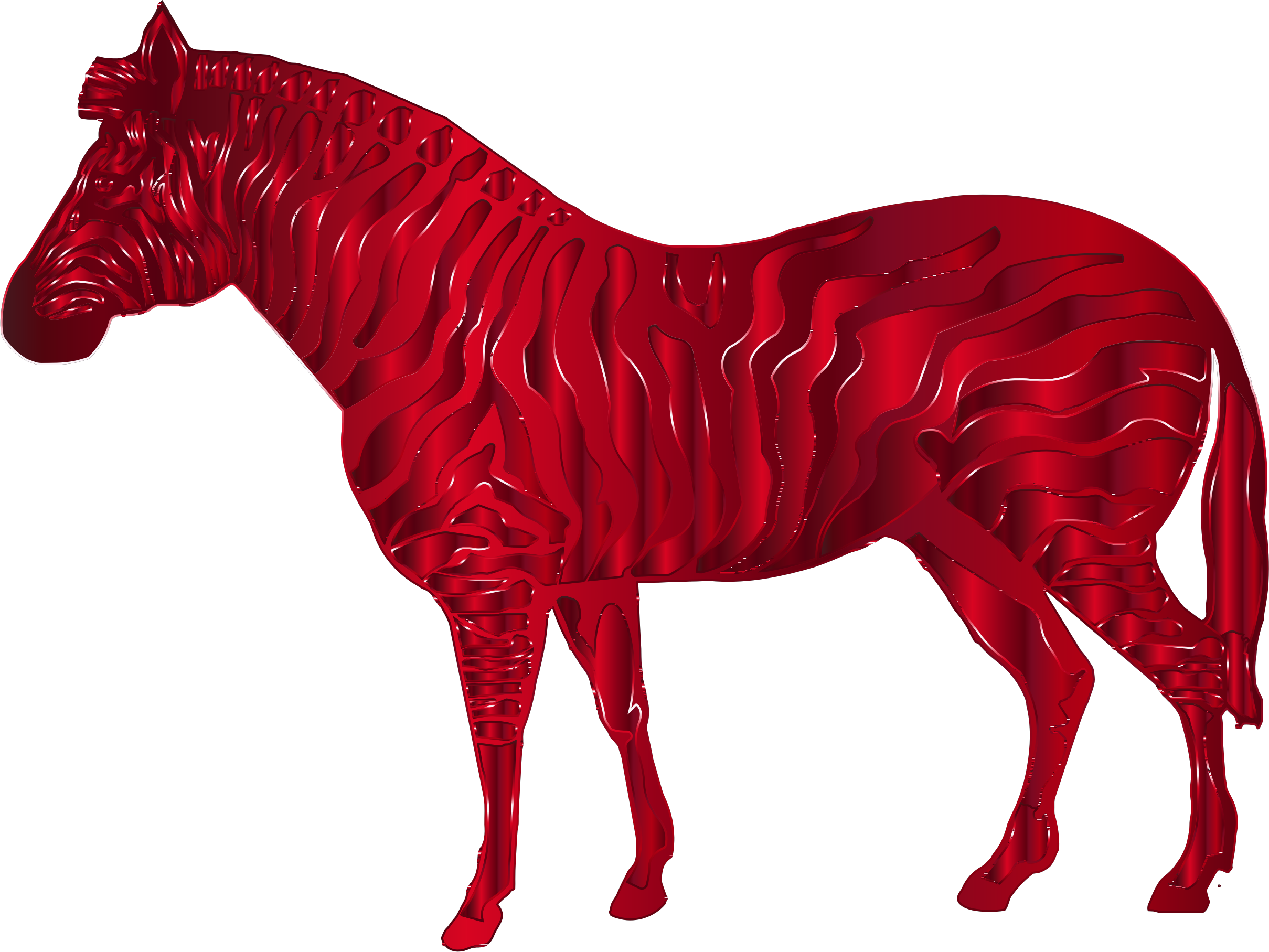 Vermilion Zebra Bclipart - Zebra Png (2419x1815)
