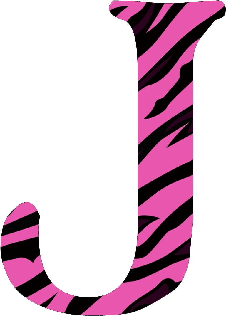 B *✿* De Katia Artes - Letter J Clipart In Pink (793x1096)