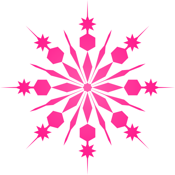 Snowflake Background Clip Art - Snowflake Border Clipart Png (600x600)