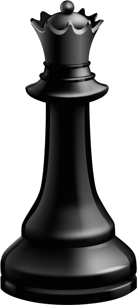 Free Png Queen Black Chess Piece Png Images Transparent - Plastic (480x1045)