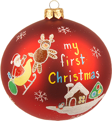 Baby's First Christmas Ornaments - Christmas Ornament (464x500)