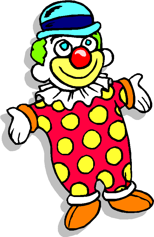 Sunday, March 20, - Clown Clipart Public Domain (542x829)