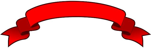 Red, Ribbon, Christmas, Decoration - Ribbon Clipart (640x320)