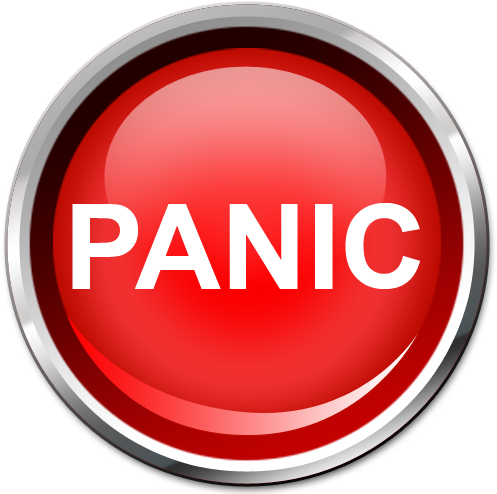 Panic Day March 9 @panicday, Happy National Panic Day - Panic Button Icon Png (500x500)