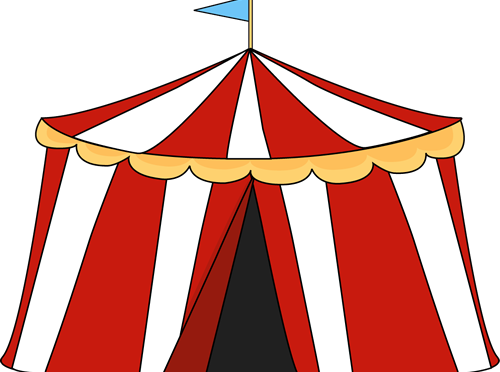 Circus Clipart Circu - Circus Tent Clip Art (640x480)