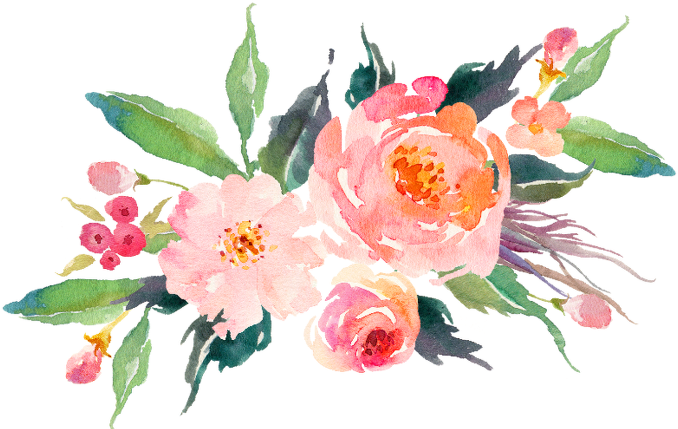 Watercolour Flowers Watercolor Painting Art Transparent - Watercolor Pink Flowers Png (1368x855)