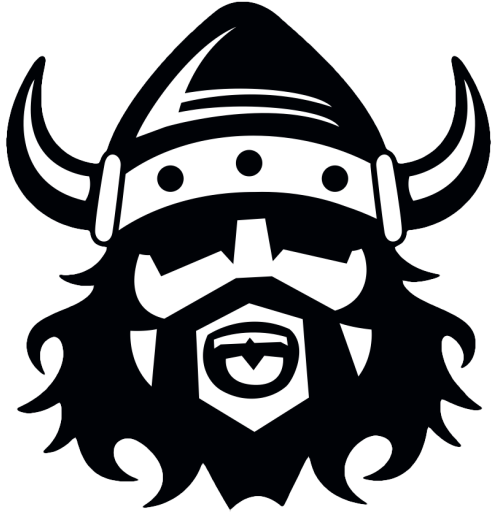 Minnesota Vikings Clip Art - Viking Clipart Black And White (512x512)