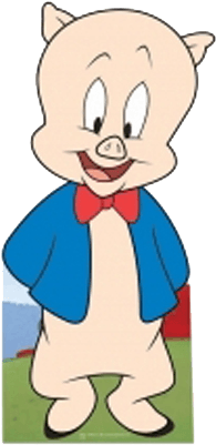 Porky Pig Quotes - Bow Tie Cartoon Character (432x432)