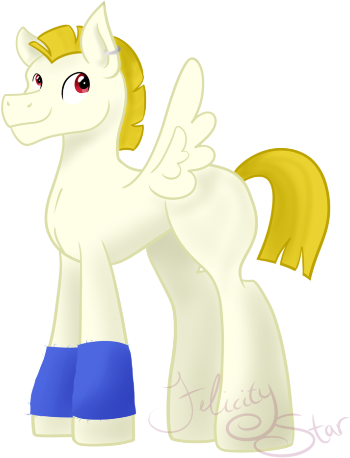 Fluttershy And Bulk Bicep's Son By - Bulk Biceps (831x961)