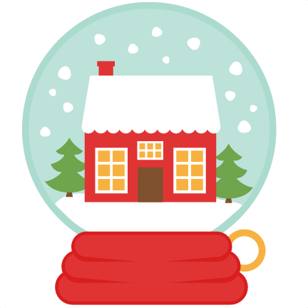 Cute Christmas Snow Globe Clipart - Christmas Snowglobe Clip Art (432x432)