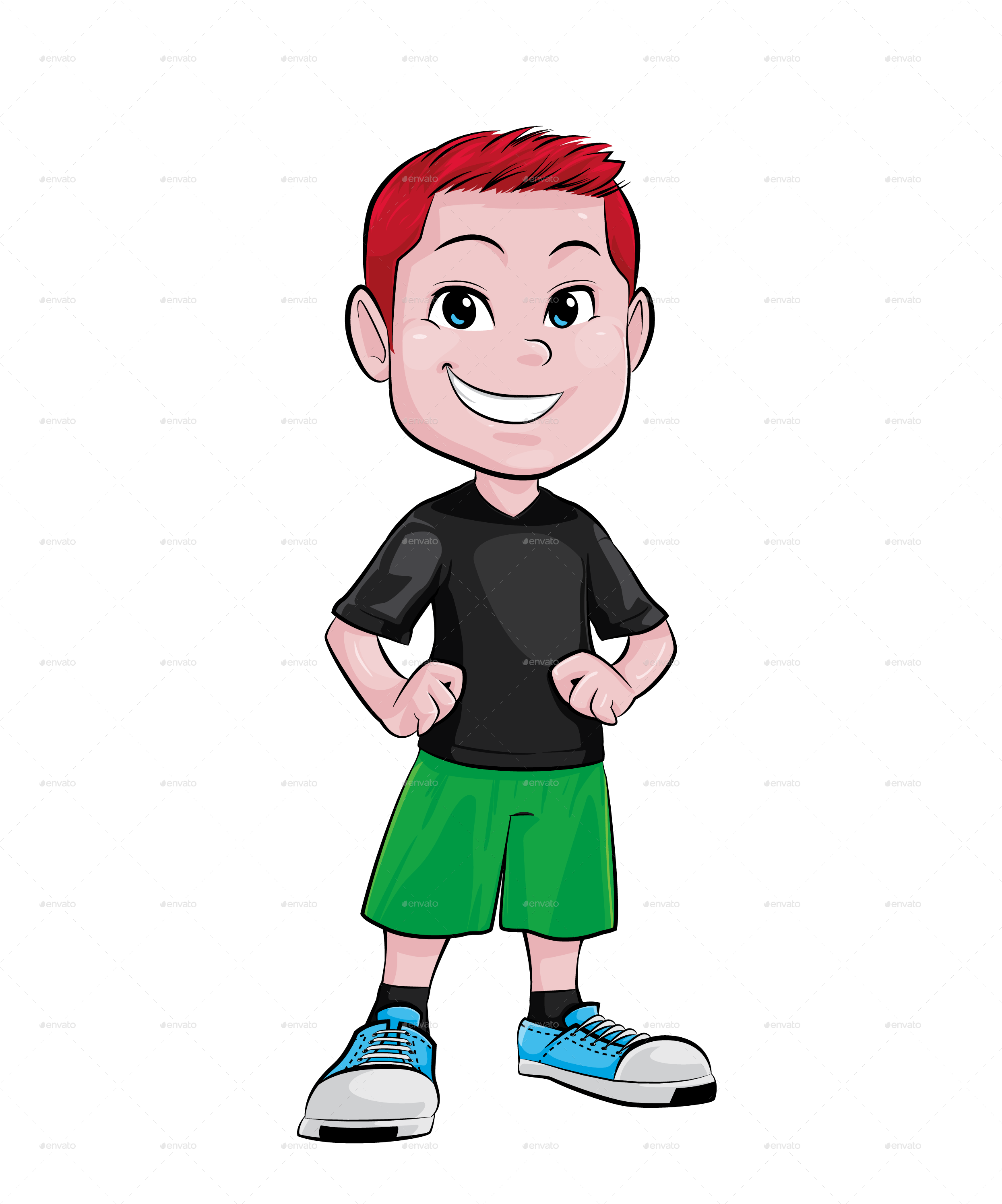 Boy And Girl By Dee Artist Graphicriver - Png Images Of Boy (2500x3000)