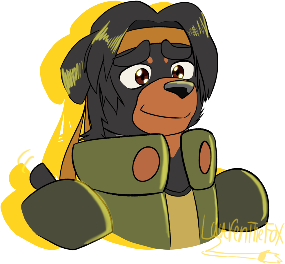 Hunk The Rottweiler By Laurenthefox - Voltron Maylovesakidah (1024x1066)