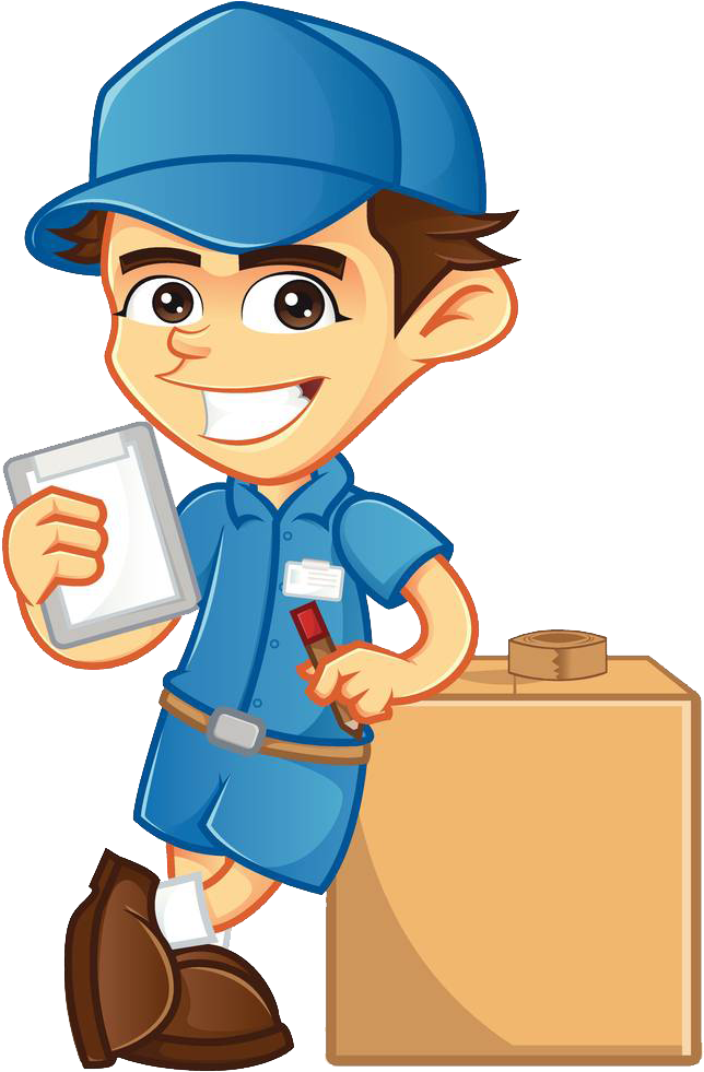 Delivery Royalty-free Clip Art - Delivery Man Vector (793x1000)